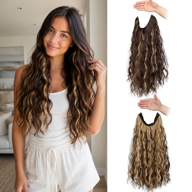 Fishing Line - Long Synthetic Fishing Line Hair Extensions
