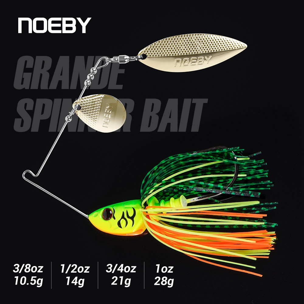 Noeby Spinnerbait 10.5G 14G 21 - đánh giá và giá Jig Head Lure