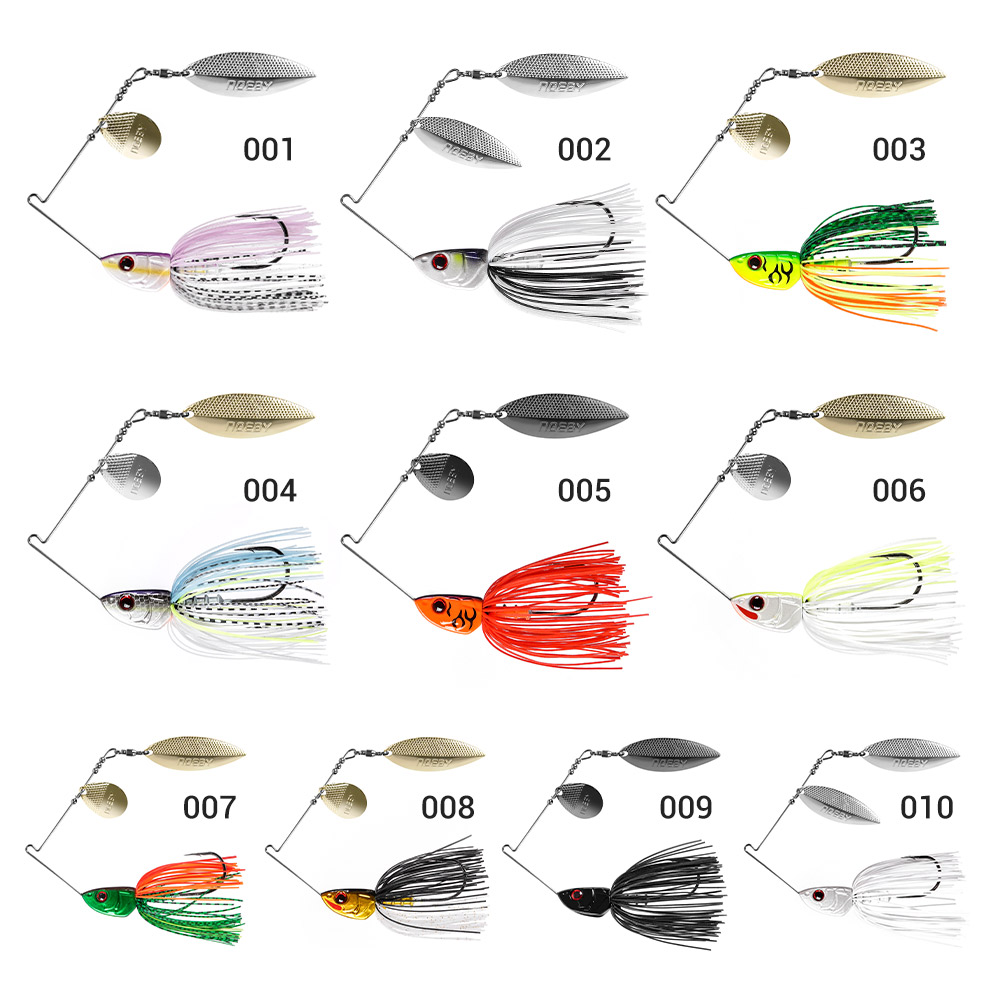 Noeby Spinnerbait 10.5G 14G 21 - đánh giá và giá Jig Head Lure