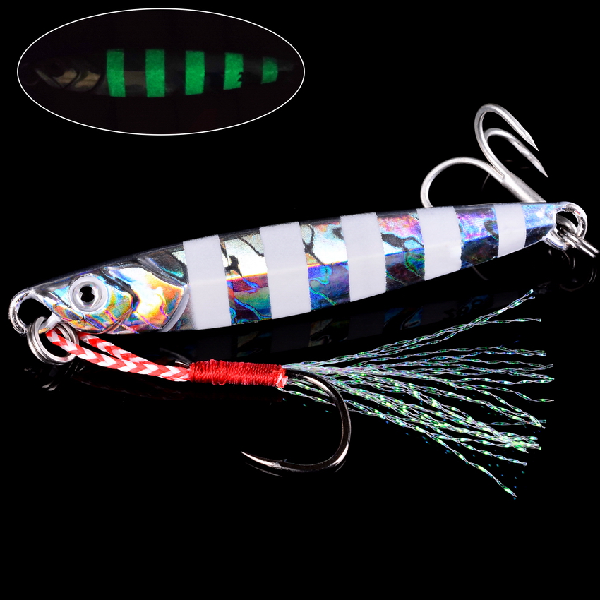 10 Chiếc Kim Loại Jig 7G 10G 1 - đánh giá và giá Jig Head Lure