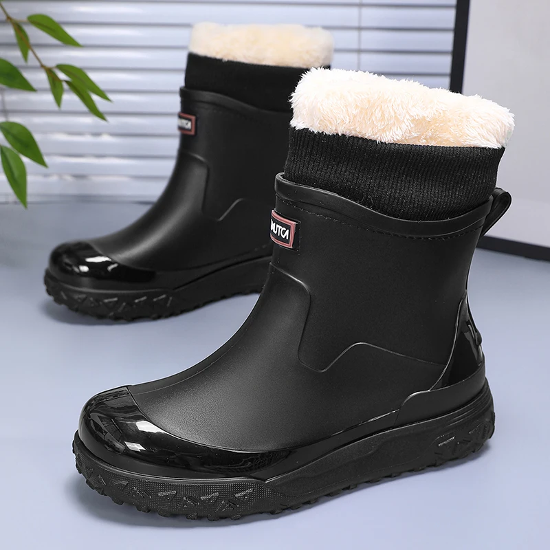 Men Winter Waterproof Rain Boo - đánh giá và giá Fishing Line