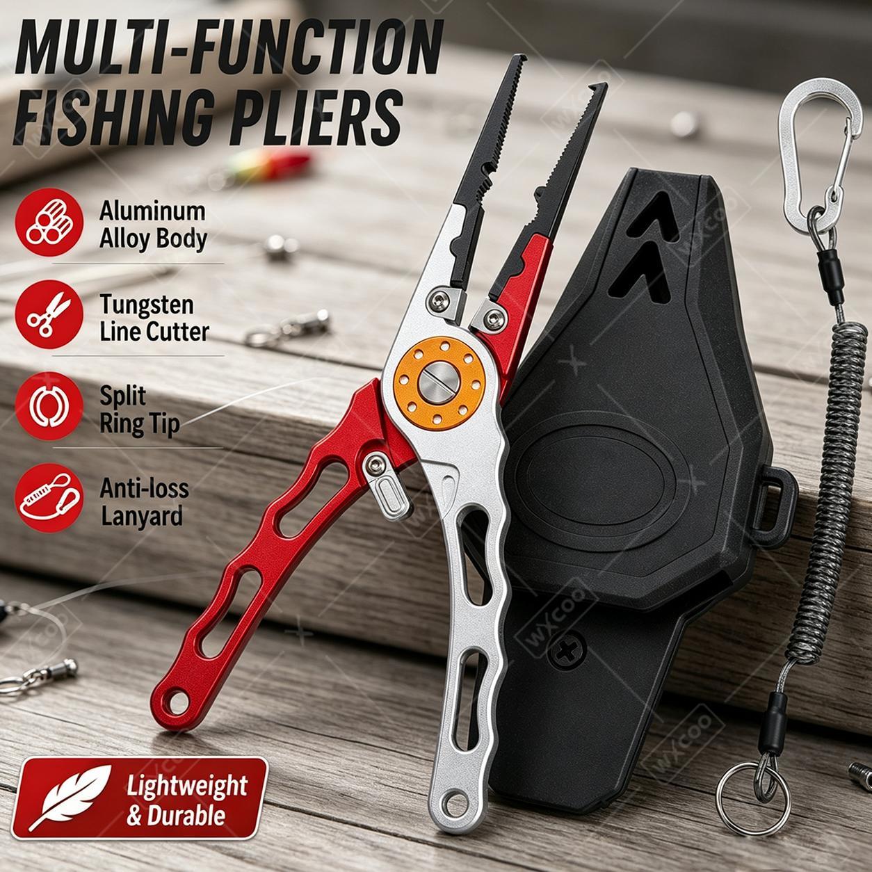WXCOO Split Ring Pliers Hook R - đánh giá và giá Saltwater Fishing Hook