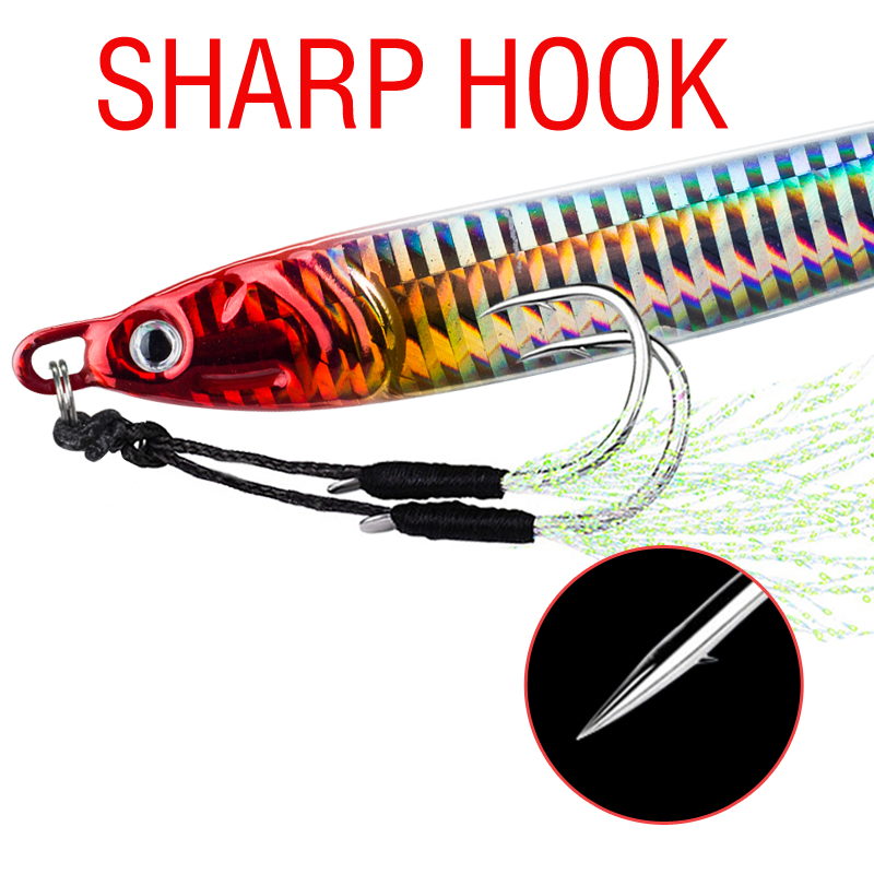 7Pcs 40g 60g 80g 100g Luminous - đánh giá và giá Jig Head Lure