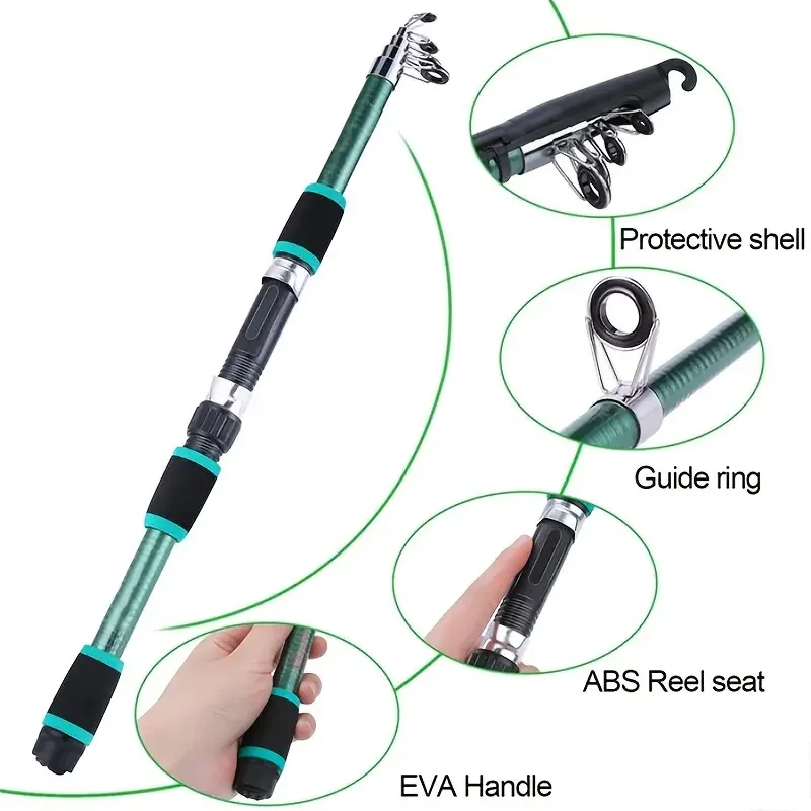 Fishing Pole Set Full Kits Wit - đánh giá và giá Fishing Equipment Online