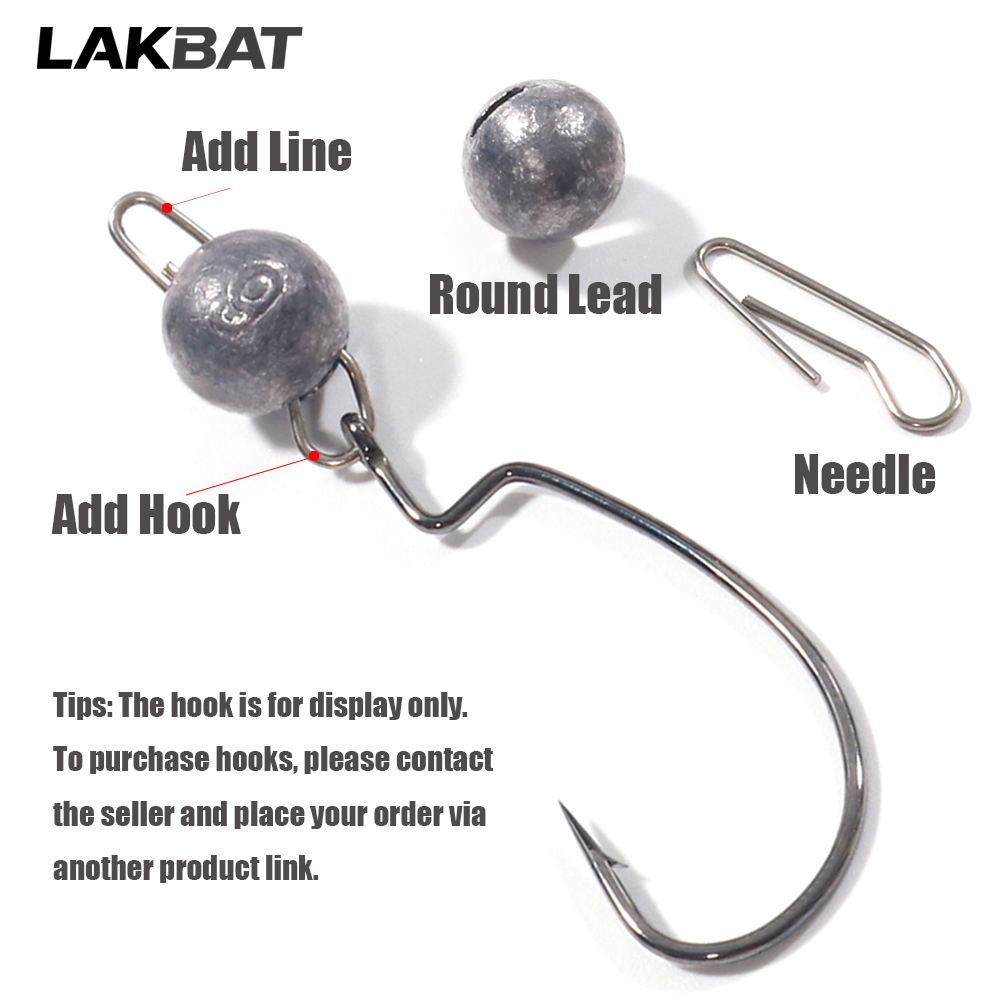 LAKBAT Fishing Weight Sinker J - đánh giá và giá Jig Head Lure