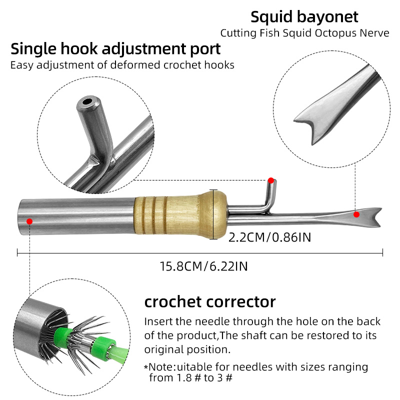 ShareShark Multifunctional Squ - đánh giá và giá Saltwater Fishing Hook
