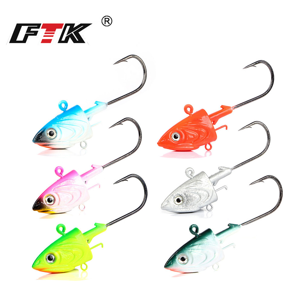 FTK 2PCS Jig Head Fishing Hook - đánh giá và giá Jig Head Lure