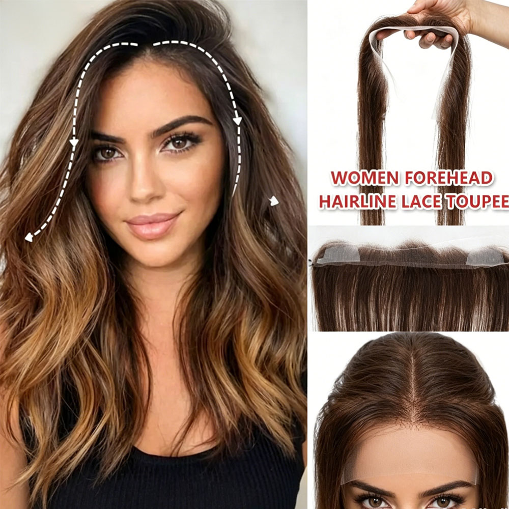 100% Human Hair Hairline Toppe - đánh giá và giá Fishing Line