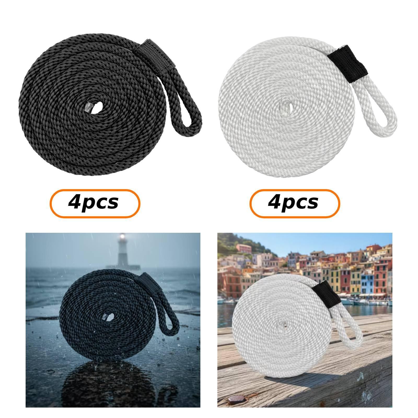 4 Pieces Docklines Mooring Rop - đánh giá và giá Fishing Line