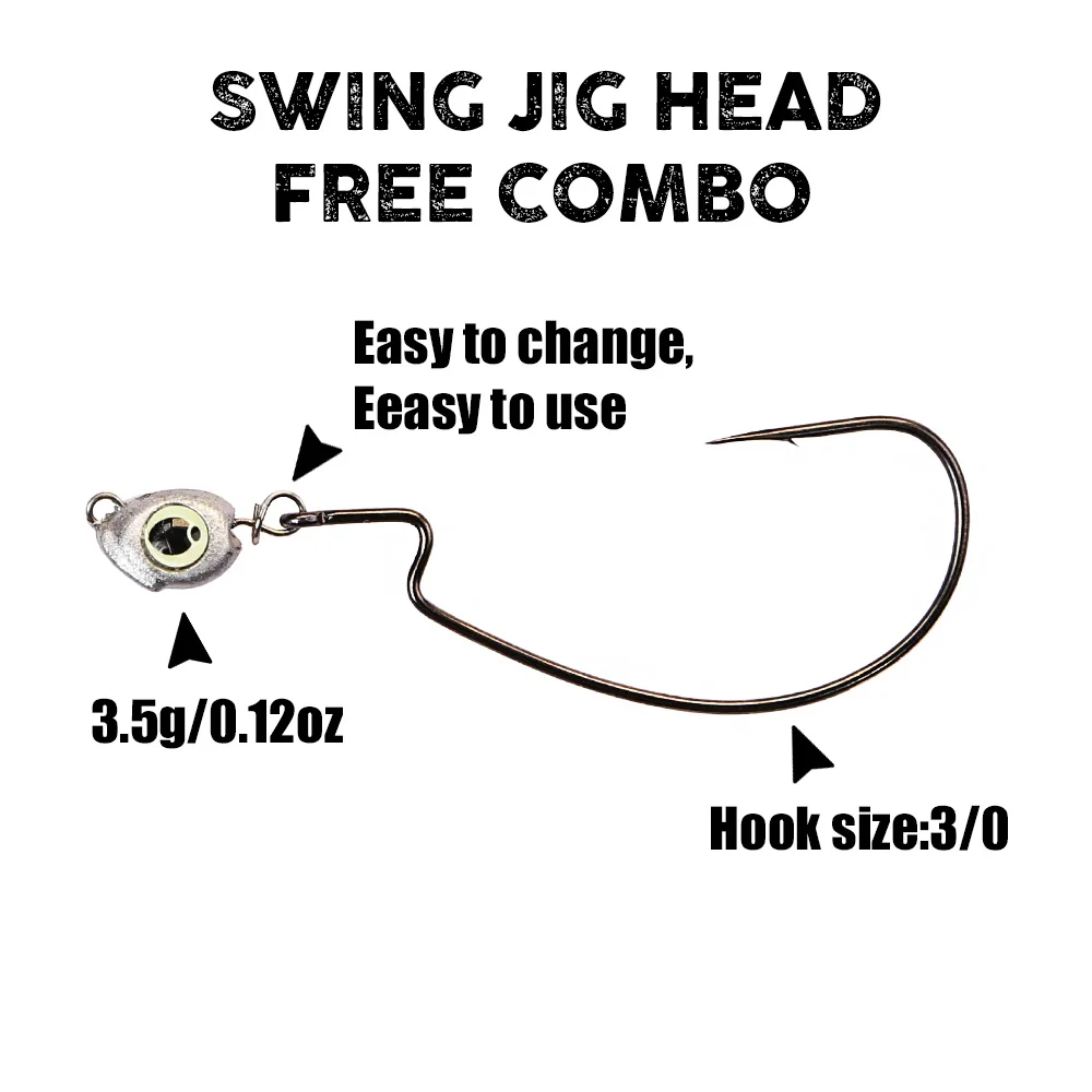 B&U Swing Jig Head Cheburashka - đánh giá và giá Jig Head Lure
