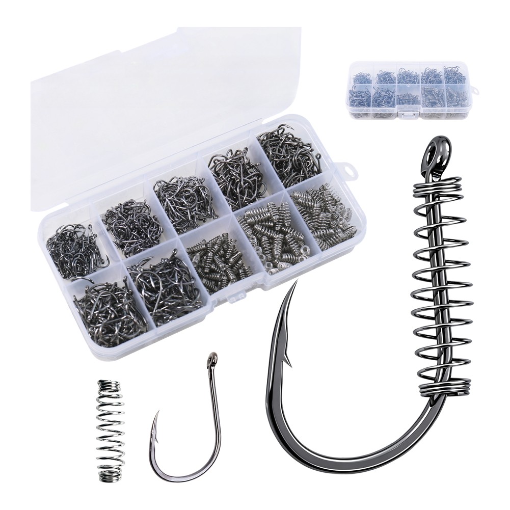 Spring Fishing Hooks 730PCS As - đánh giá và giá Saltwater Fishing Hook